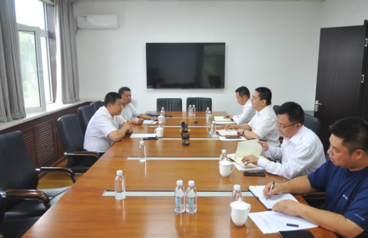 【藥都要聞】張宏斌會見遼寧山水工源水泥有限公司總經理王廣新一行