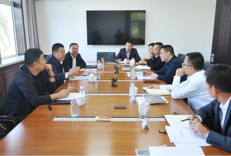 【藥都要聞】張宏斌會見遼寧山水工源水泥有限公司總經理王廣新一行