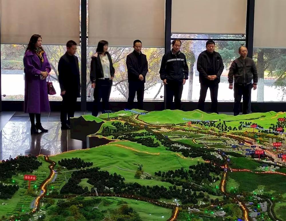 俄羅斯遼寧華人華僑聯合會會長劉巍一行 到高新區考察調研