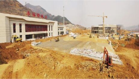 沈本新城高铁站前广场项目倒排工期赶进度