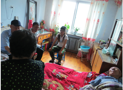 思源社区走访慰问困难党员