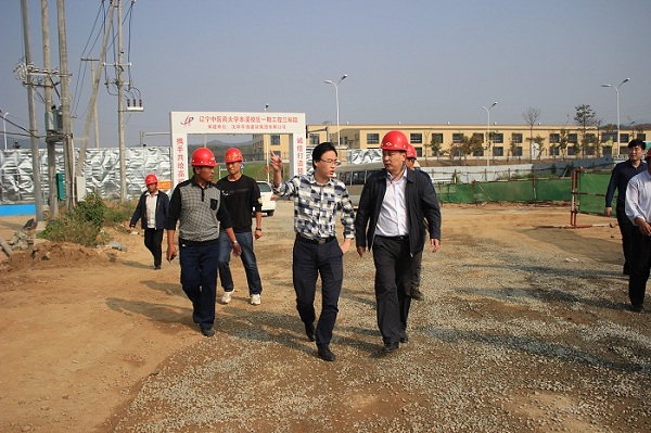 高新區領導節日里深入工地服務項目建設