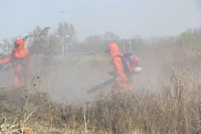 高新區舉辦森林消防隊技能培訓及防火演練