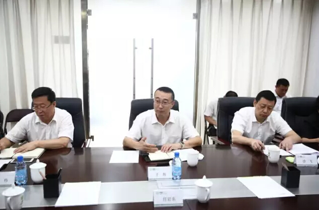 于海會(huì)見(jiàn)北京四圣心源醫(yī)養(yǎng)投資公司董事長(zhǎng)